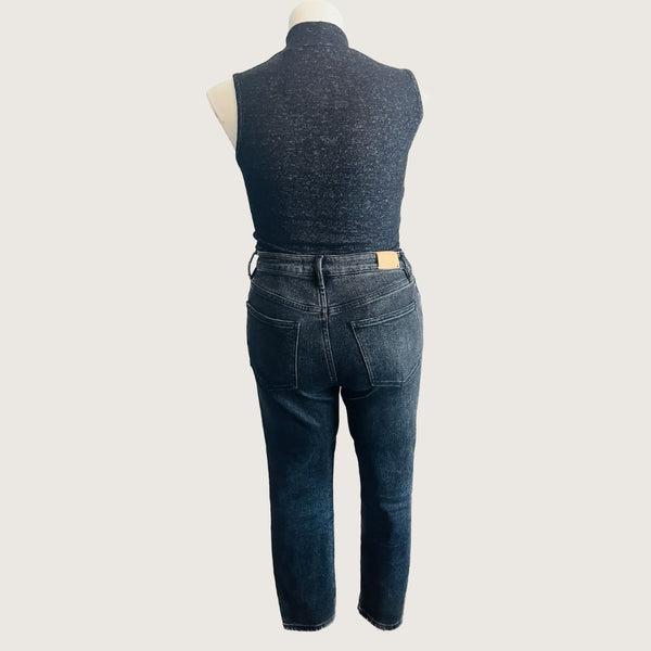 Roxie High rise Black denim jeans[DEAR JOHN]