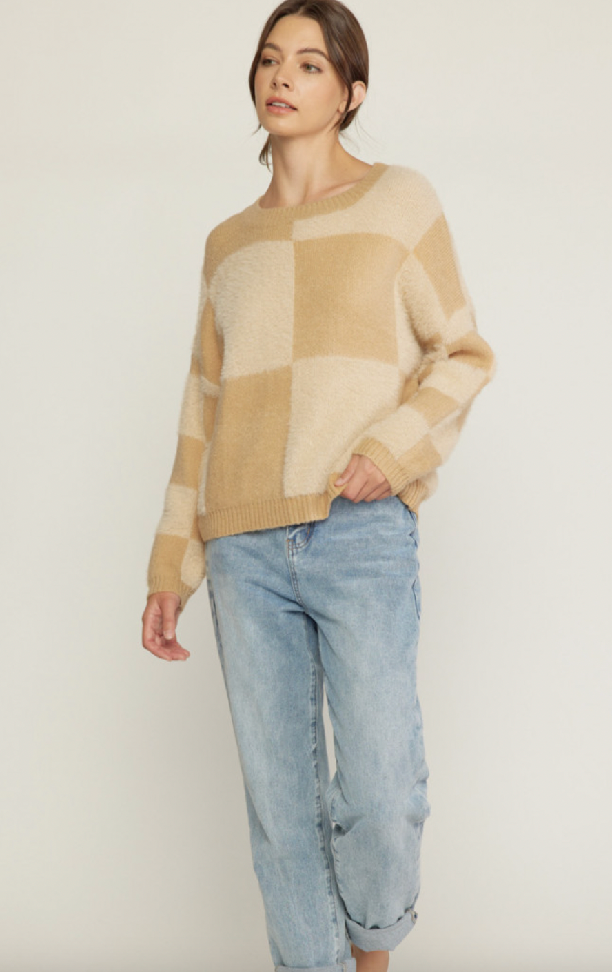 Wyatt Checkered Sweater