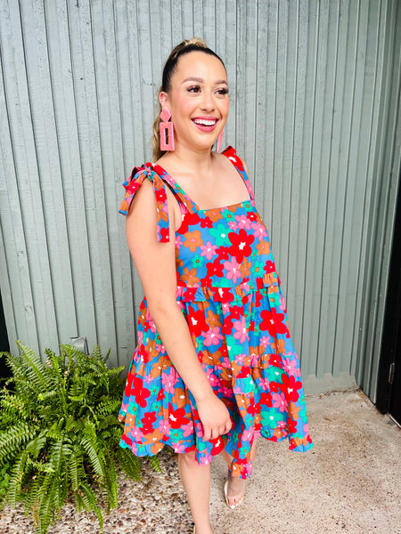 Summer flowers dress