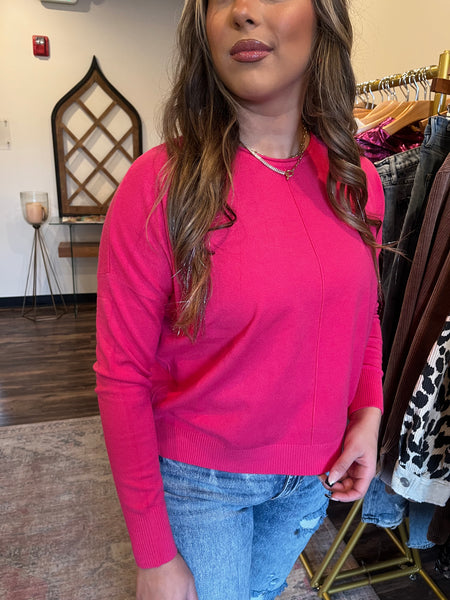 Hot pink lucy Sweater